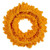 Vickerman K237230 - 30" Flocked Yellow Wreath