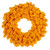 Vickerman K237230 - 30" Flocked Yellow Wreath 
