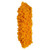 Vickerman K237236 - 36" Flocked Yellow Wreath 