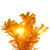 Vickerman K237237LED - 36" Flocked Yellow Wreath with Yellow LED Lights 