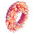 Vickerman K255325LED - 24" Flocked Pink Wreath with Warm White LED Lights 