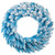 Vickerman K255830 - 30" Flocked Baby Blue Fir Wreath