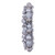 Vickerman N250907UV - 28" Silver Matte Shiny Pearl Ball Wreath