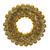 Vickerman N251908UV - 28" Gold Shiny Ball Wreath 