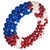Vickerman N253036UV - 36" Patriotic Flag Ball Wreath