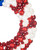 Vickerman N253036UV - 36" Patriotic Flag Ball Wreath 