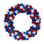 Vickerman N253136UV - 36" Patriotic Mix Ball Wreath 