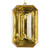 Vickerman MT233038 - 8 inch Champagne Rectangle Jewel Glitter Christmas Ornament - 2 Pack 