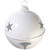 Vickerman RAA232411 - 24 inch White Iron Bell Christmas Ornament 