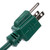 Vickerman V2414380 - 80 ft Outdoor Heavy-Duty Green Extension Cord 14AWG/SJTW