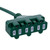 Vickerman V2416310 - 10 ft x 3 Outlet Green Grounded Extension Cord 16AWG/SJTW 