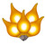 Vickerman X231518 - G45 Flame Tip Ceramic Amber LED Replacement Bulb - 5 Pack