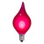 Vickerman X231519 - G45 Flame Tip Ceramic Pink LED Replacement Bulb - 5 Pack