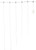 Vickerman X24C8109 - 10 ft Pure White LED Micro Curtain String Light - 800 Lights