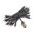 Vickerman X24E1732-KRGBW - 96 in. RGB Warm White LED Light Drop - 32 Lights - Black Wire