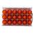 Vickerman X24G4008 - Amber LED G40 Christmas Light String - 18 Lights - Green Wire