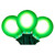 Vickerman X24G4104 - G40 Ceramic Green LED Replacement Bulb - 10 Pack 