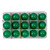 Vickerman X24G5004 - Green LED G50 Christmas Light String - 15 Lights