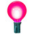 Vickerman X24G5009 - Pink LED G50 Christmas Light String - 15 Lights 