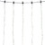 Vickerman X24G8101 - 10 ft Warm White LED Micro Curtain String Light - 800 Lights - Green Wire