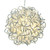Vickerman X24S1001 - 10 in. Warm White LED Micro Spiral Light Ball - 80 Lights