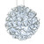 Vickerman X24S1010 - 10 in. Pure White LED Micro Spiral Light Ball - 80 Lights 