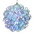 Vickerman X24S10RGBPW - 10 in. RGB LED Micro Spiral Light Ball - 80 Lights 