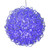 Vickerman X24S1402 - 14 in. Blue LED Micro Spiral Light Ball - 120 Lights - Silver Wire 