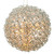 Vickerman X24S18RGBPW - 18 in. RGB LED Micro Spiral Light Ball - 180 Lights