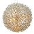 Vickerman X24S18RGBPW - 18 in. RGB LED Micro Spiral Light Ball - 180 Lights