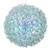 Vickerman X24S18RGBPW - 18 in. RGB LED Micro Spiral Light Ball - 180 Lights 