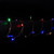 Vickerman X6B6650STR - Multicolor LED Coaxial Christmas Light String - 50 Lights - Brown Wire