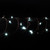 Vickerman X6B6659STR - Pure White LED Coaxial Christmas Light String - 50 Lights - Brown Wire