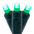Vickerman X6G66504FPBG - 25 ft Green LED Coaxial Christmas Light String - 50 Lights