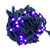 Vickerman X6G66506PBG - 25 ft Purple LED Coaxial Christmas Light String - 50 Lights