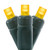 Vickerman X6G66507PBG - 25 ft Yellow LED Coaxial Christmas Light String - 50 Lights 