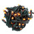 Vickerman X6G66508FPBG - 25 ft Orange LED Coaxial Christmas Light String - 50 Lights 