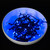 Vickerman X6G7562PBG - 25 ft Frosted Blue LED Christmas Light String - 50 Lights - Green Wire 
