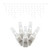 Vickerman X6W3109PBG - 9 ft Pure White LED M5 Icicle Christmas Lights - 70 Lights 