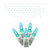 Vickerman X6W3132T - 9 ft Teal LED Twinkle M5 Icicle Christmas Lights - 70 Lights