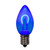 Vickerman XC7TU02-25 - C7 Transparent Blue LED Replacement Bulb - 25 Pack