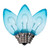 Vickerman XC7TU02-25 - C7 Transparent Blue LED Replacement Bulb - 25 Pack 
