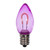 Vickerman XC7TU06-25 - C7 Transparent Purple LED Replacement Bulb - 25 Pack