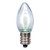 Vickerman XC7TU10-25 - C7 Transparent Pure White LED Replacement Bulb - 25 Pack