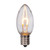 Vickerman XC9TU01-25 - C9 Transparent Warm White LED Replacement Bulb - 25 Pack 
