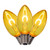 Vickerman XC9TU07-25 - C9 Transparent Yellow LED Replacement Bulb - 25 Pack