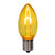 Vickerman XC9TU07-25 - C9 Transparent Yellow LED Replacement Bulb - 25 Pack 