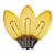 Vickerman XC9TU07-25 - C9 Transparent Yellow LED Replacement Bulb - 25 Pack 