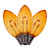 Vickerman XC9TU08-25 - C9 Transparent Amber LED Replacement Bulb - 25 Pack