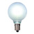 Vickerman XG40FU10-25 - G40 Frosted Pure White LED Replacement Bulb - 25 Pack